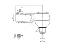 Ball Joint Right Hand Thread for Renault Kerax, Magnum & Premium