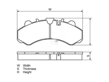 Disc Brake Pad Kit for Renault D-Series & Midlum Trucks