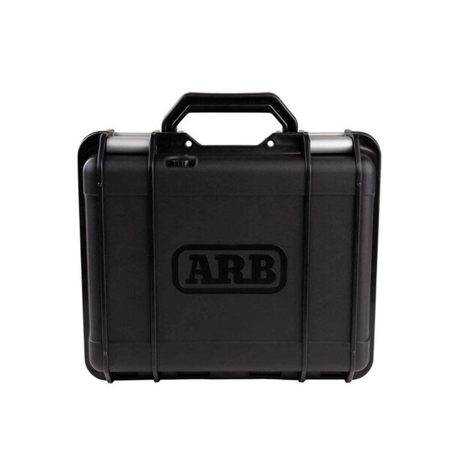 Black hard-shell case with 'ARB' logo on a white background