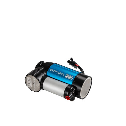 Batteryless brushless motor on a white background