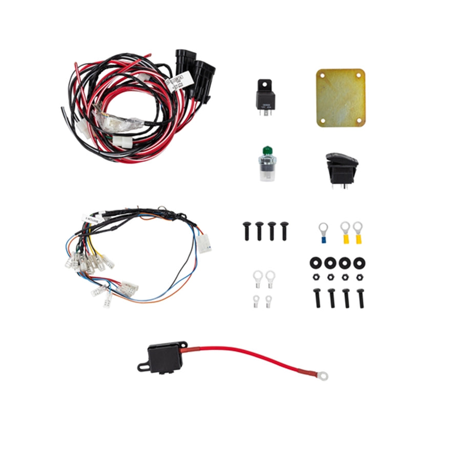 Wiring harness kit with connectors, switches, and screws for AirCompressorBrushlessSingleOnboard12V-1
