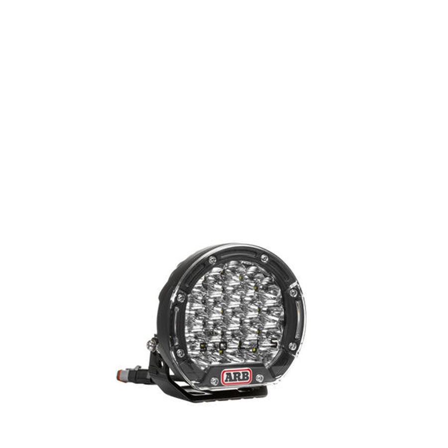 Round LED work light with 'ARB' branding on a white background
