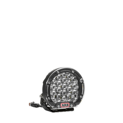 Round LED work light with 'ARB' branding on a white background