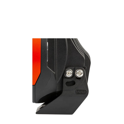Black and orange mechanical component with 'R&G' branding on a white background