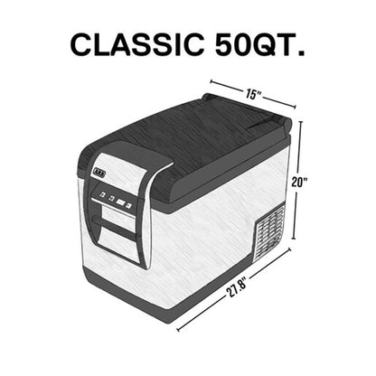 ARB Classic Fridge Freezer 47L | 12V/24V/240V Portable Fridge for 4x4 & Touring UAE
