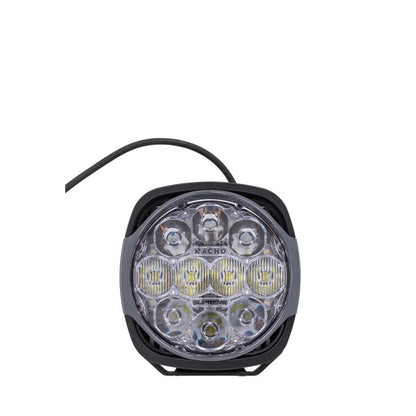 Round LED light with 'Nacho' branding on a white background