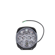LED light fixture with cable on a white background