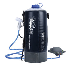 Ironman 4x4 12L Pressure Shower | Solar Heated Foot Pump Camp Shower with Thermometer UAE