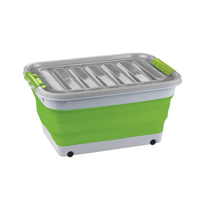 Ironman 4x4 Collapsible Storage Tub with Lid | 30L & 45L Stackable Dust Proof Tub UAE