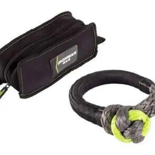 Ironman 4x4 Soft Shackle with Storage Pouch | Compact Synthetic Recovery Shackle UAE