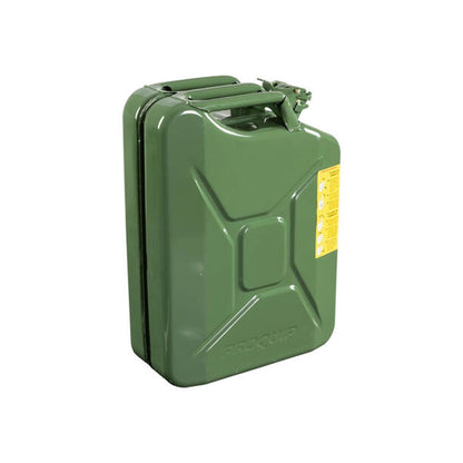 Pro Quip 20L Army Green Metal Fuel Jerry Can | UN Certified Steel Petrol Can UAE