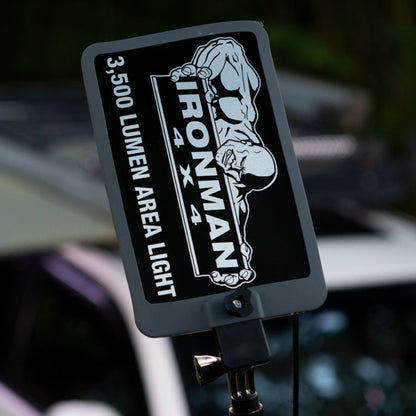 طقم إضاءة المساحات LED من Ironman 4x4 | كشاف تخييم تلسكوبي بتقنية COB بقدرة 3500 لومن مع تحكم لاسلكي - الإمارات