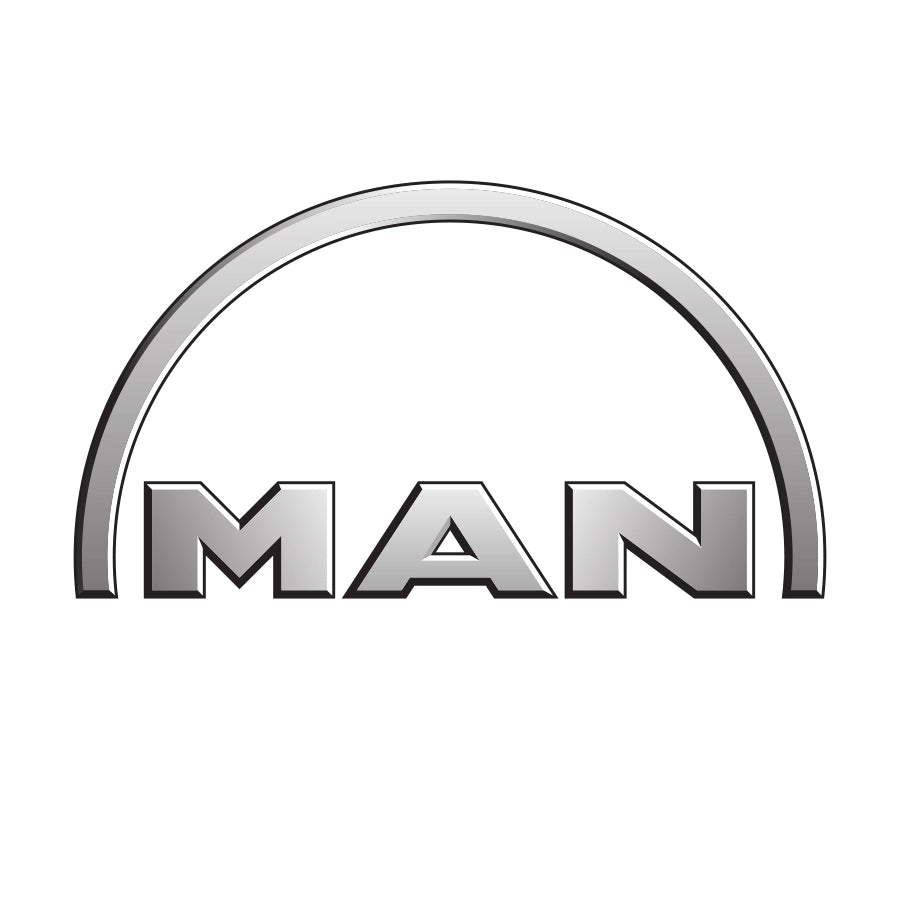 MAN logo on a white background