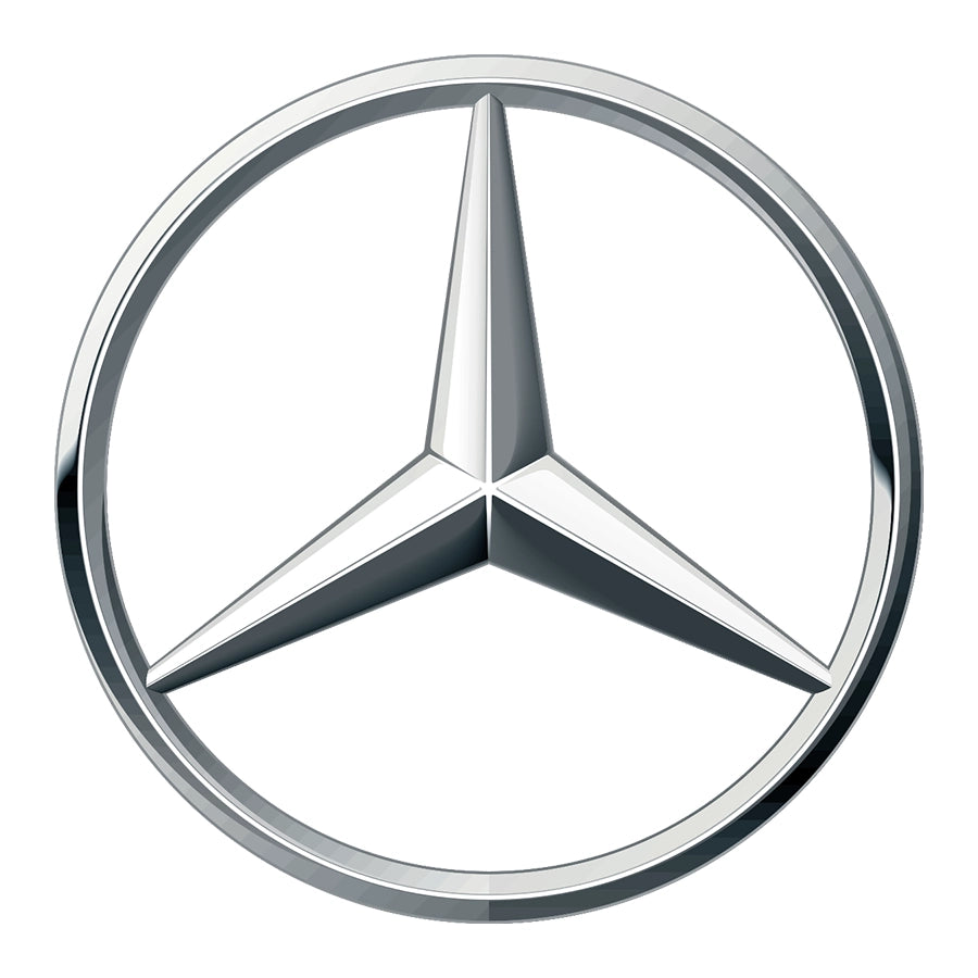 Mercedes-Benz logo on a white background