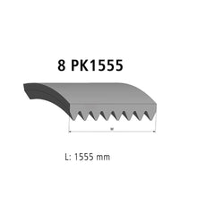 Multi-Ribbed Belt for Volvo FH FM FMX Trucks 8PK1555