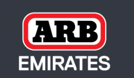 ARB Emirates logo on a black background