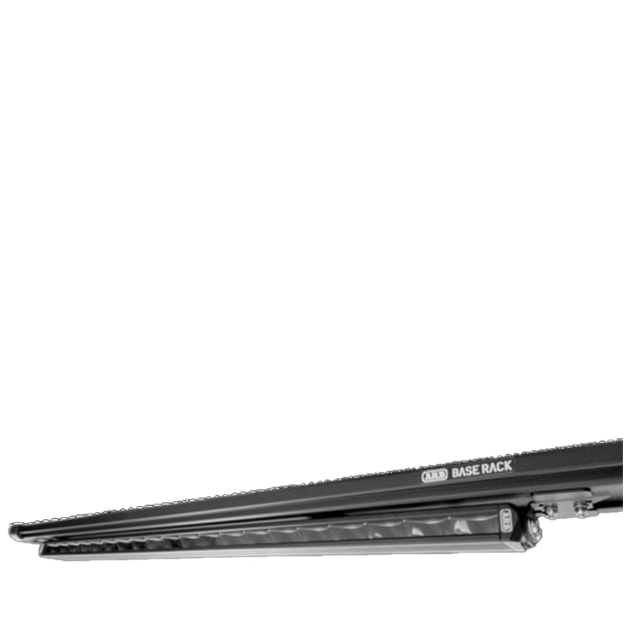 Black base rack  light on a white background
