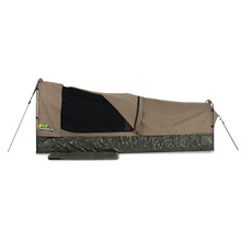 Ironman 4x4 Single Swag | Heavy Duty 320gsm Ripstop Canvas Dome Swag with Mattress UAE